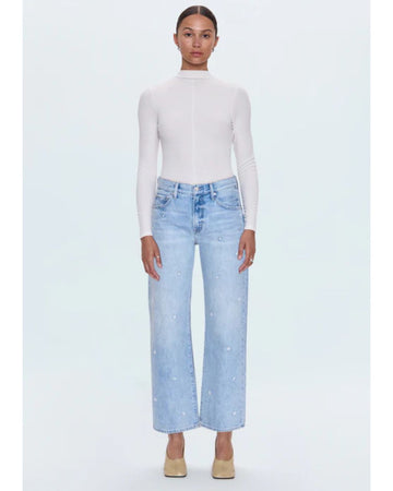 Lexi Mid-rise Bowed Straight - Stellar Vintage