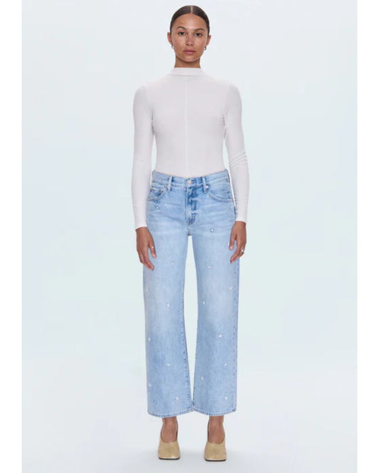 Lexi Mid-rise Bowed Straight - Stellar Vintage