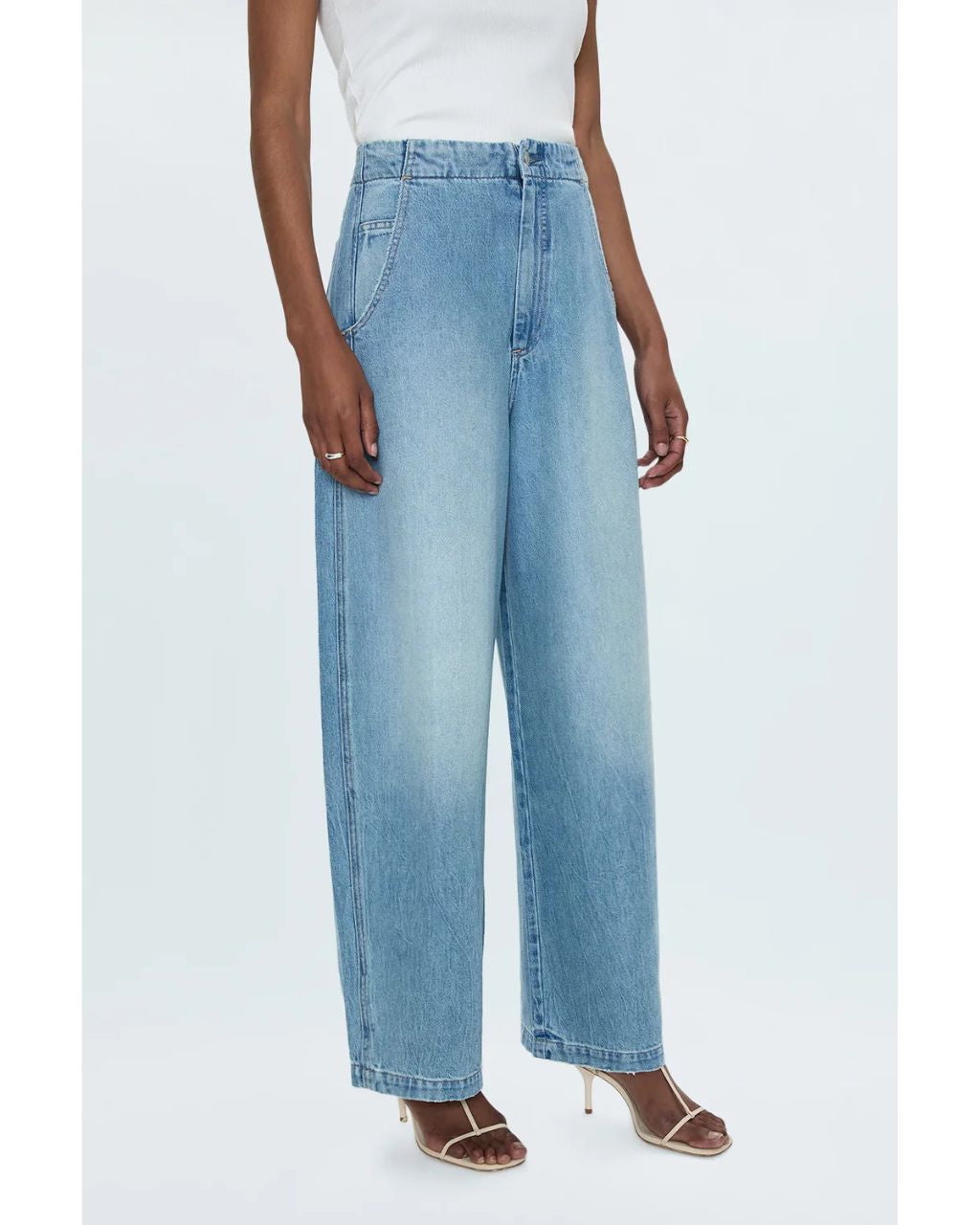Lottie High-Rise Relaxed Barrel Jean