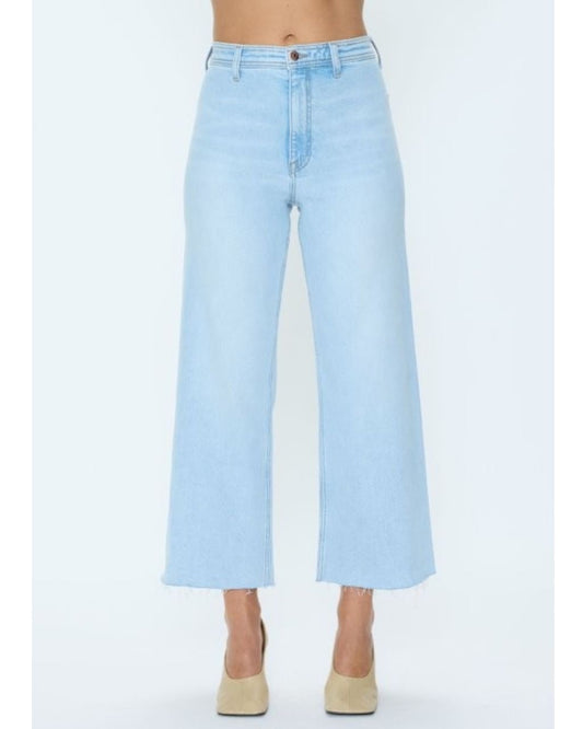 Penny High Rise Wide Leg Crop - Eternal