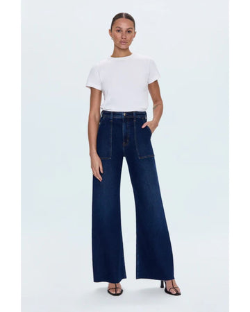 Penny High Rise Wide Leg Utility Jean - Calluna
