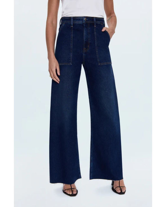 Penny High Rise Wide Leg Utility Jean - Calluna