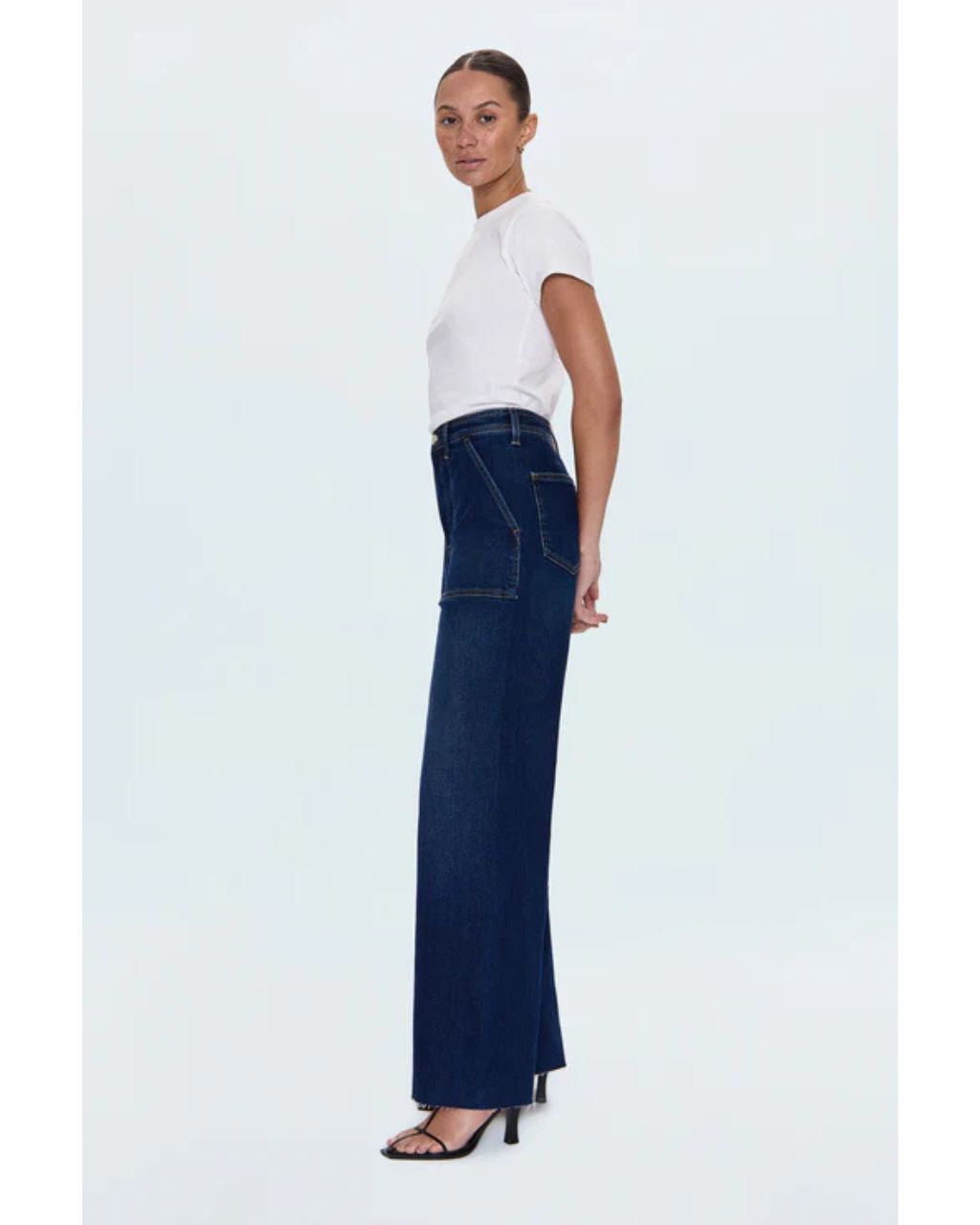 Penny High Rise Wide Leg Utility Jean - Calluna