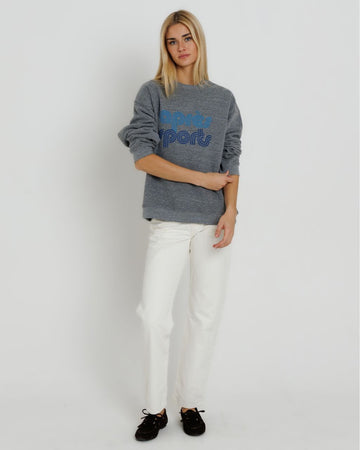 Apres Sports Oversized Crew Sweatshirt