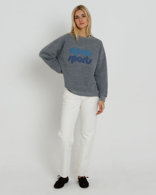 Apres Sports Oversized Crew Sweatshirt