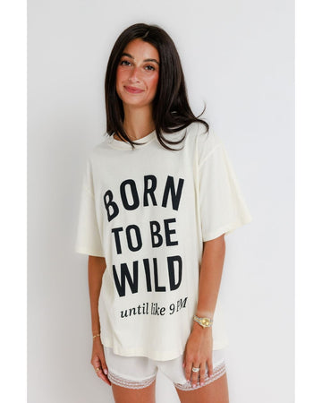 Born to be Wild Oversized Boyfriend Tee