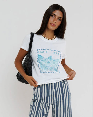 Italia Stamp Femme Crew