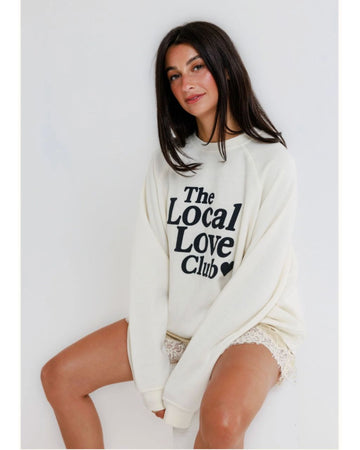 Local Love Club Raglan Crewneck Sweatshirt