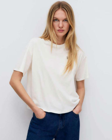 Mariana Woman T-Shirt Moonlight White