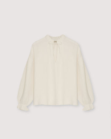 Olivia Woman Blouse Moonlight White