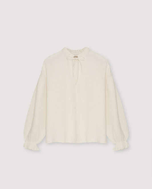 Olivia Woman Blouse Moonlight White