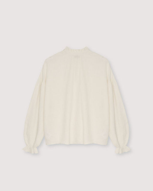 Olivia Woman Blouse Moonlight White