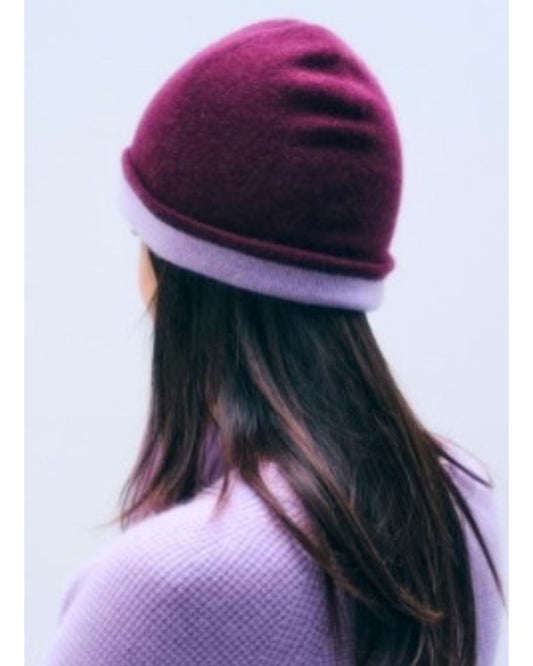 Cashmere Colorblocked Beanie