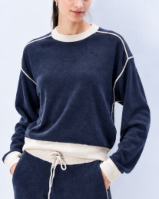 Cashmere Blend Relaxed Crewneck
