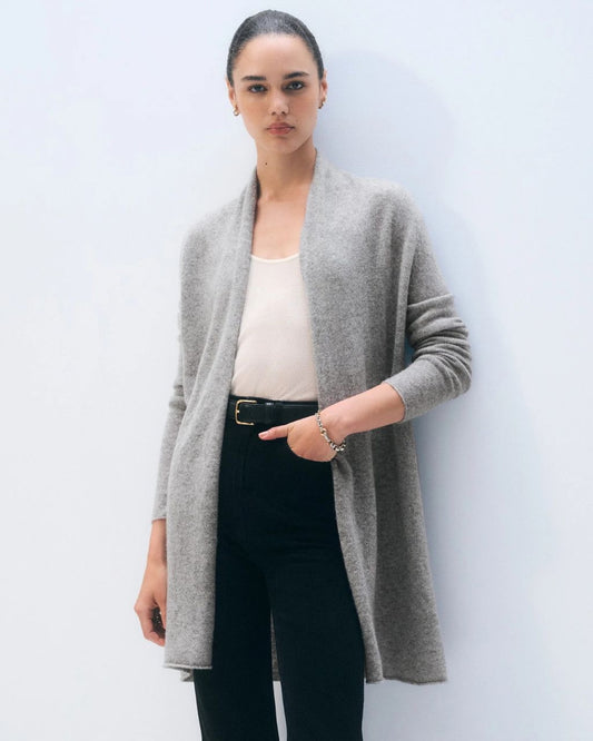 Cashmere Trapeze Cardigan