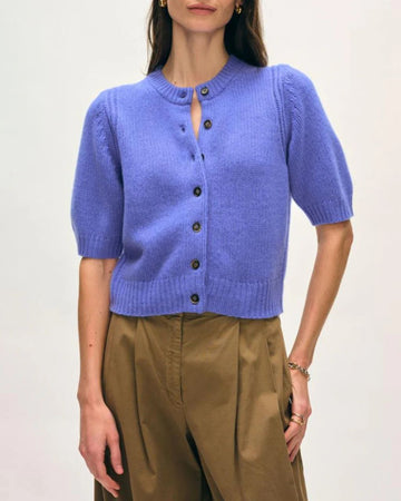 Cashmere Elbow Sleeve Cardigan