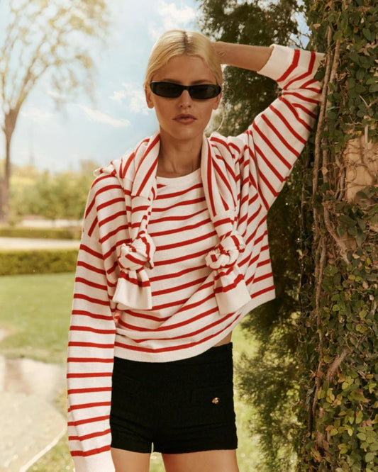 Cotton Blend Drop Shoulder Sweatshirt