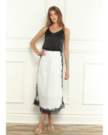 Lace Silky Skirt