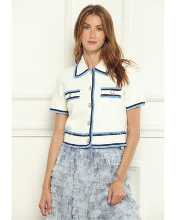 Short Sleeve Cropped Jacket