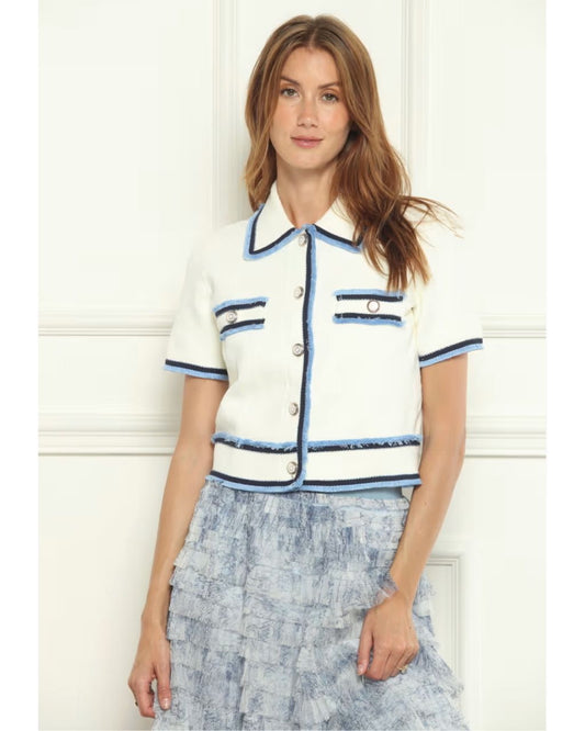 Short Sleeve Cropped Jacket