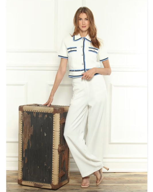 Short Sleeve Cropped Jacket